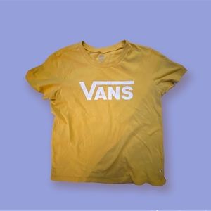 Yellow Vans Logo T-Shirt